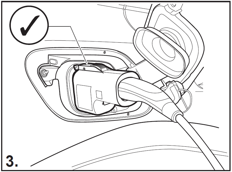 locking mechanism engages the NACS DC coupler