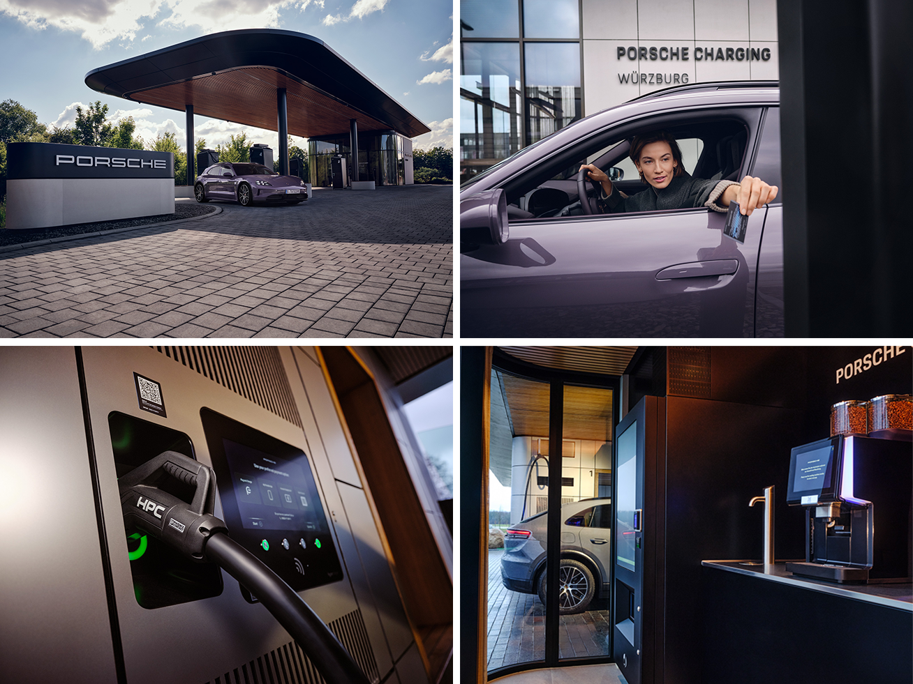 Immagine che mostra come sono le Charging Lounge e quali servizi offrono