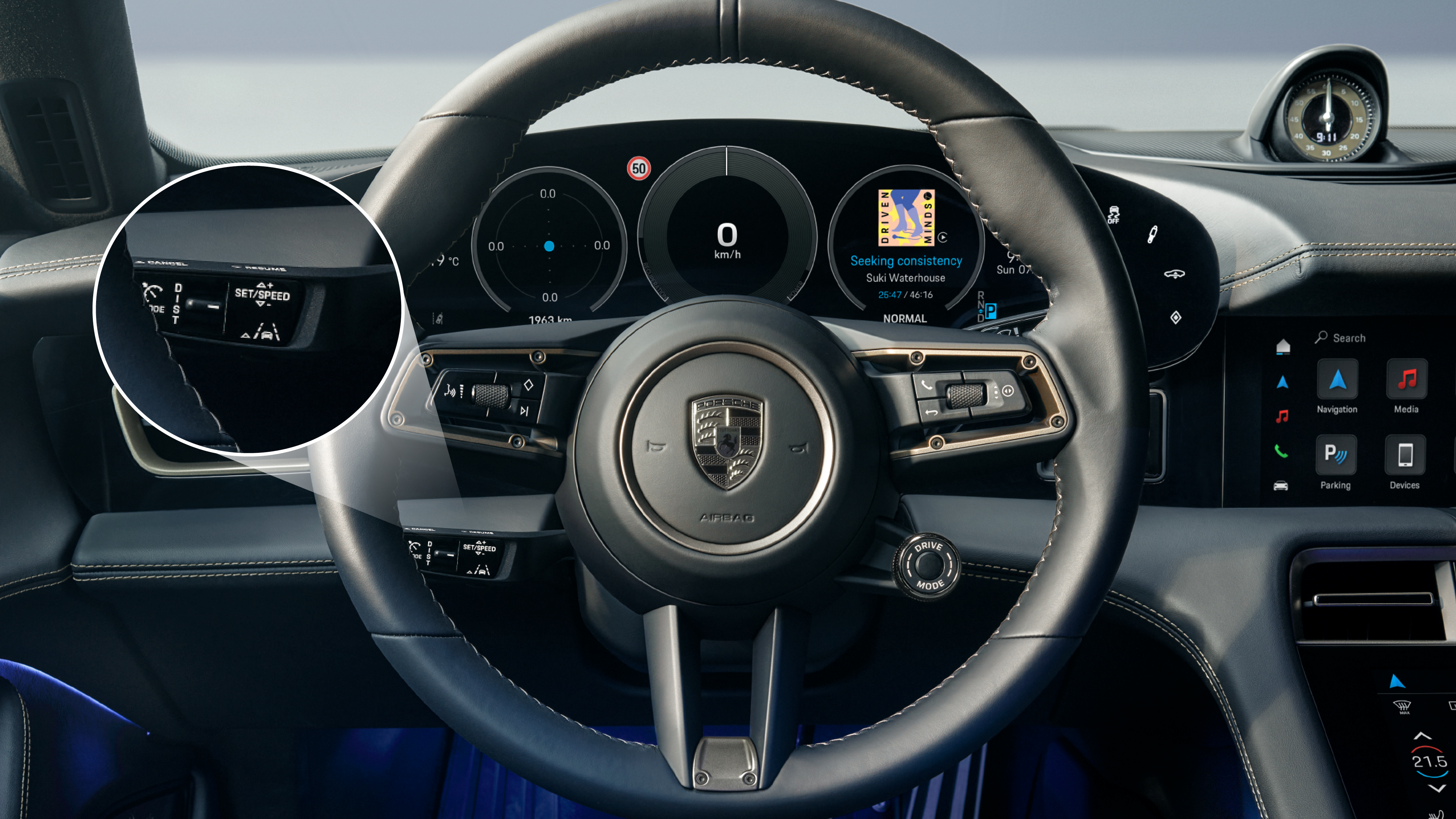 Driver Assistance Control Lever Porsche Taycan